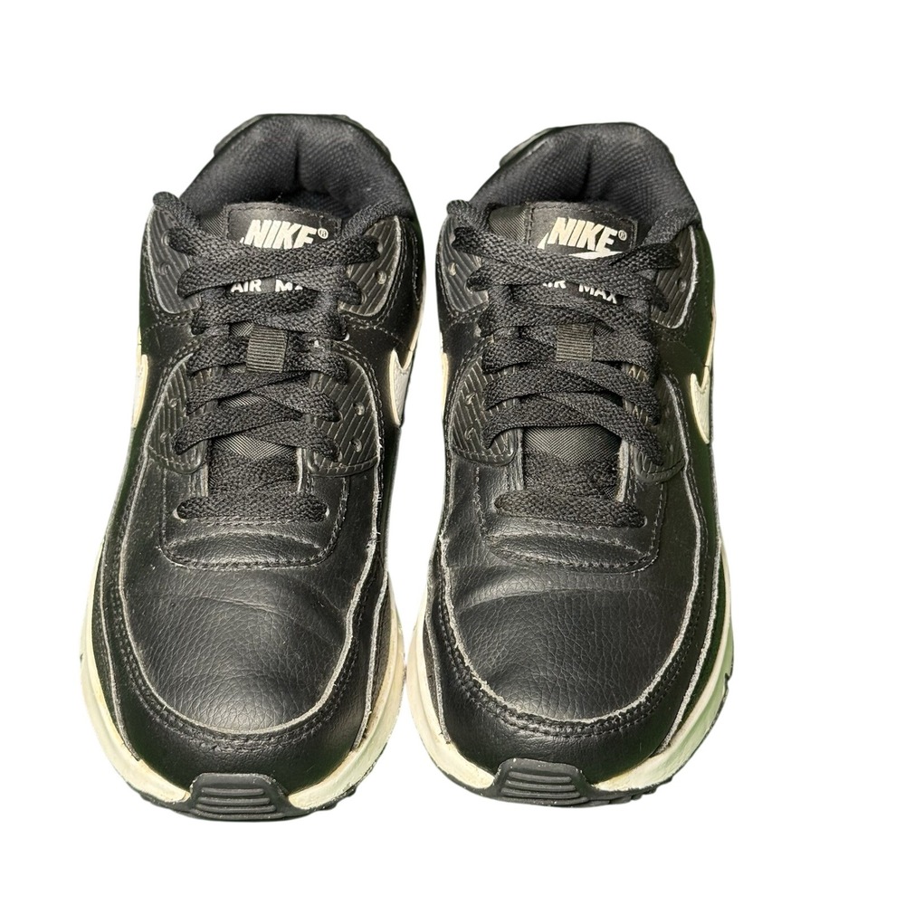 Nike Air Max 90 Black White HF6358-002 Preschool Kids Sneakers Size 3Y - Picture 2 of 6